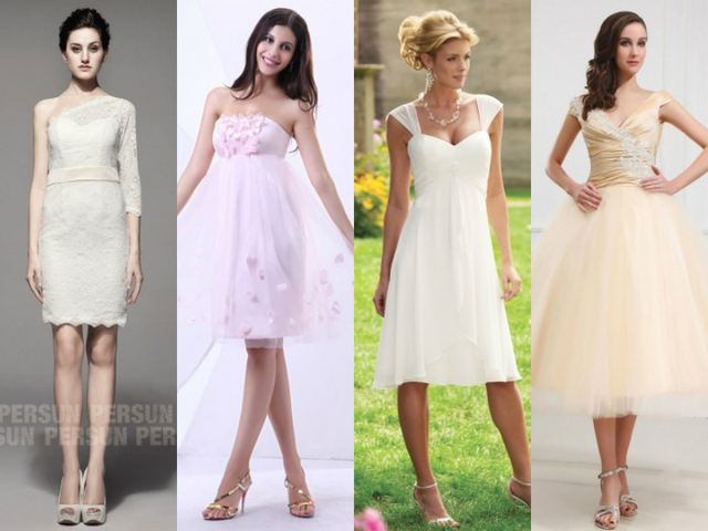 Short wedding dresses trends 2014